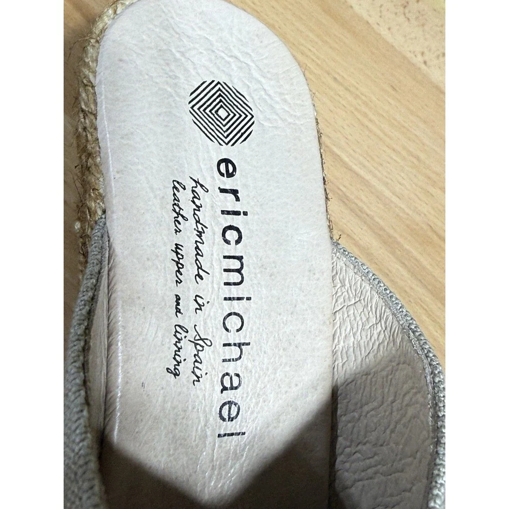 🔥NEW - Eric Michael Espadrille Wedge Heel Sandal EU 42 Spain Made (US 11-11.5)